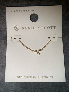 BNWT Kendra Scott x Target Gold Initial 'A’ Necklace $40 DOES NOT COME W DUSTBAG